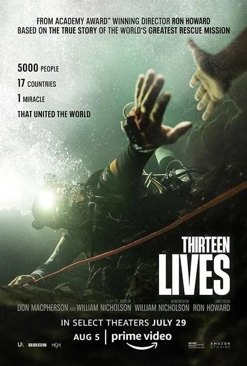 Thirteen Lives movie poster on IPTV